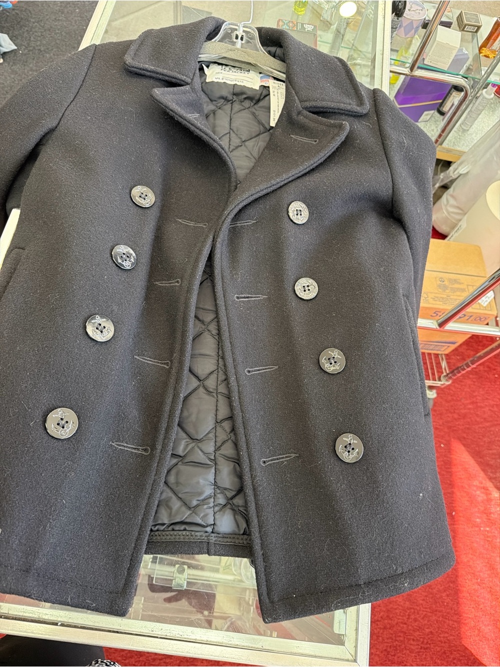 US 740N pea coat sz 6